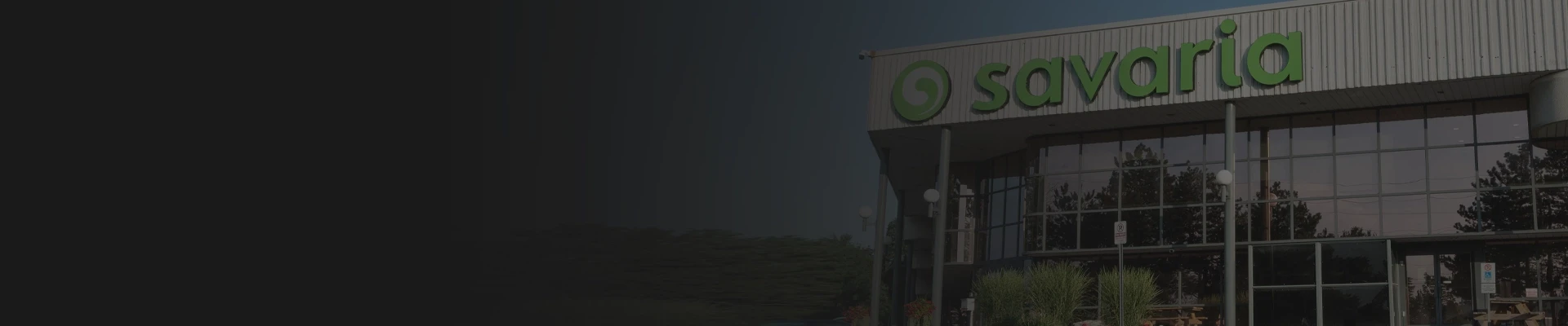 Fade to black view of the Savaria office located in Brampton, Ontario.