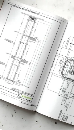 Architectural drawings in the Vuelift planning guide.
