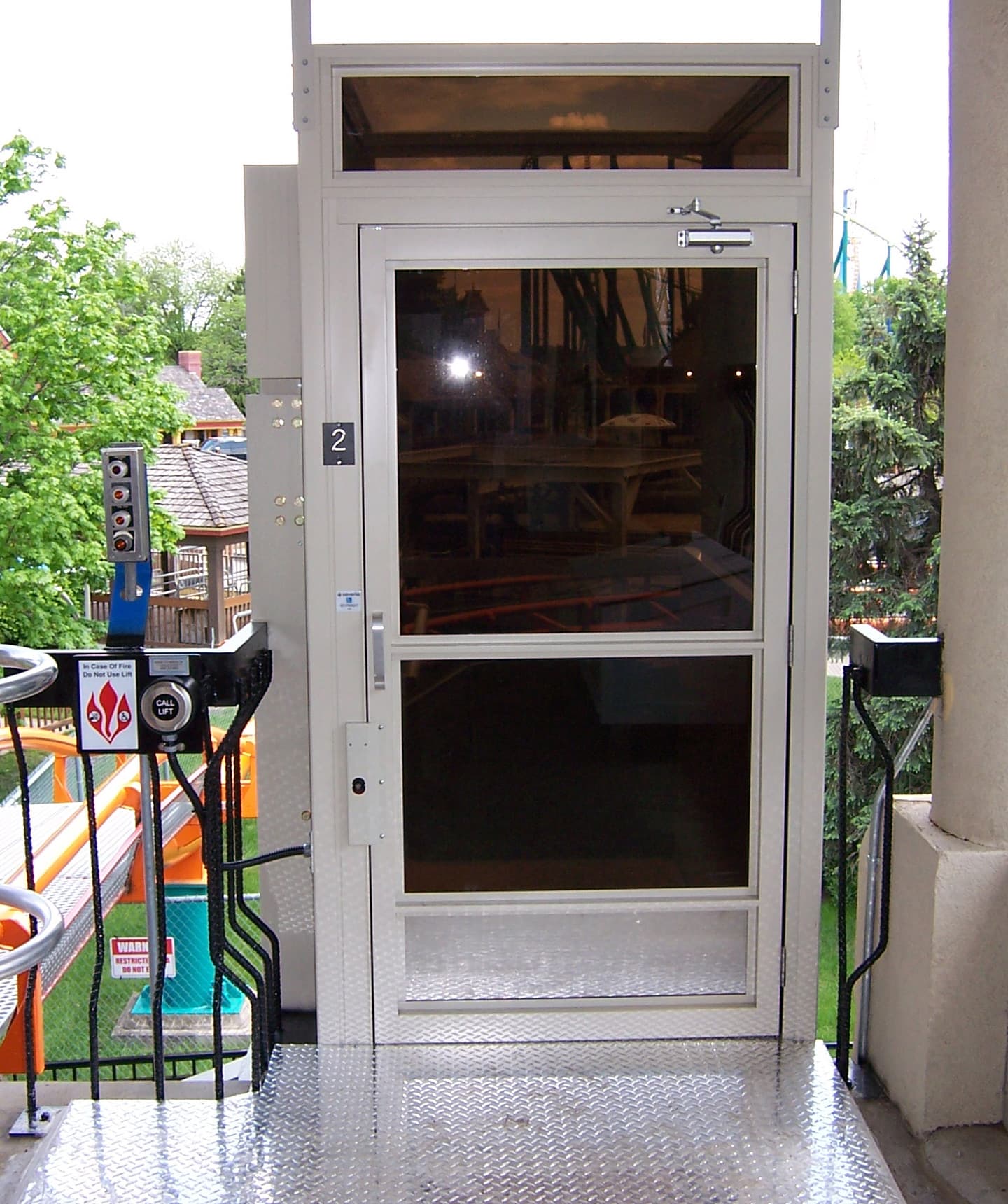 Savaria V-1504 Enclosed Vertical Platform Lift 18