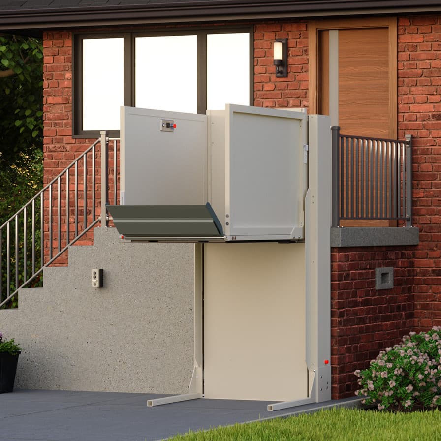 Savaria M2 Lift Top of Stairs