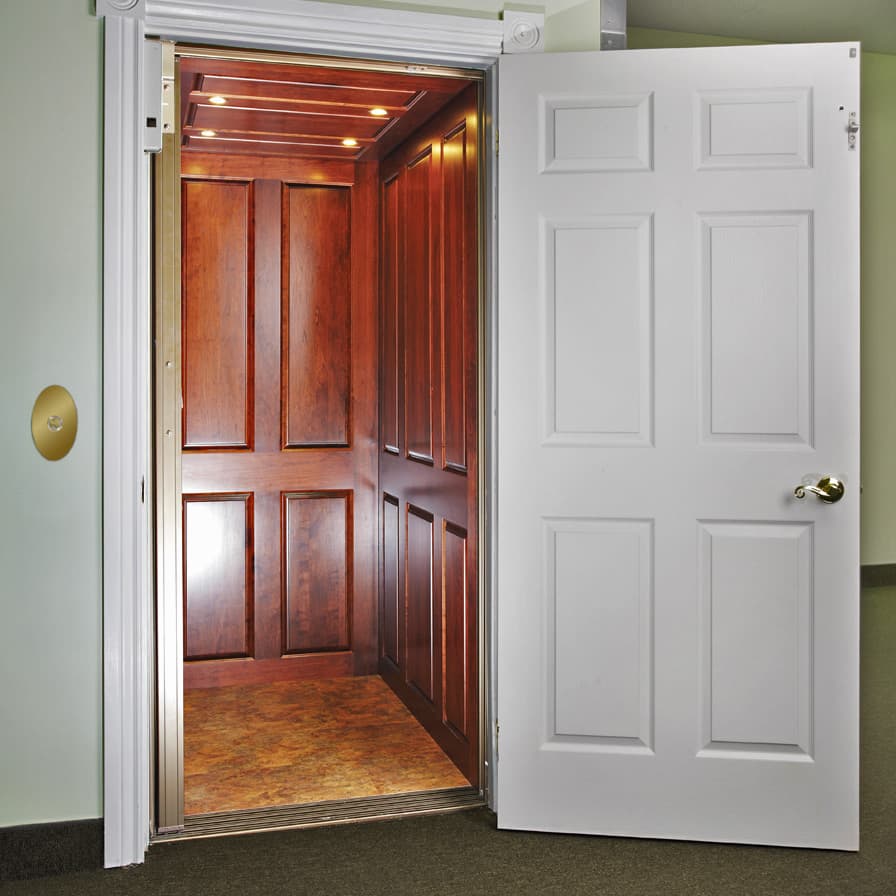 Savaria Infinity Home Elevator Wood Cab