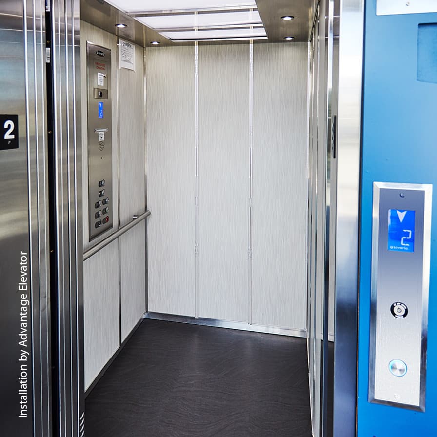 Savaria Orion17 Cab Commercial Elevator Advantage Elevator