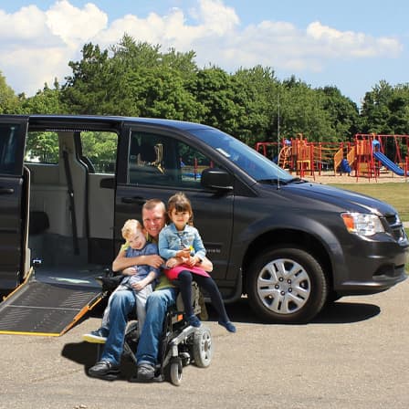 Savaria accessible van in use