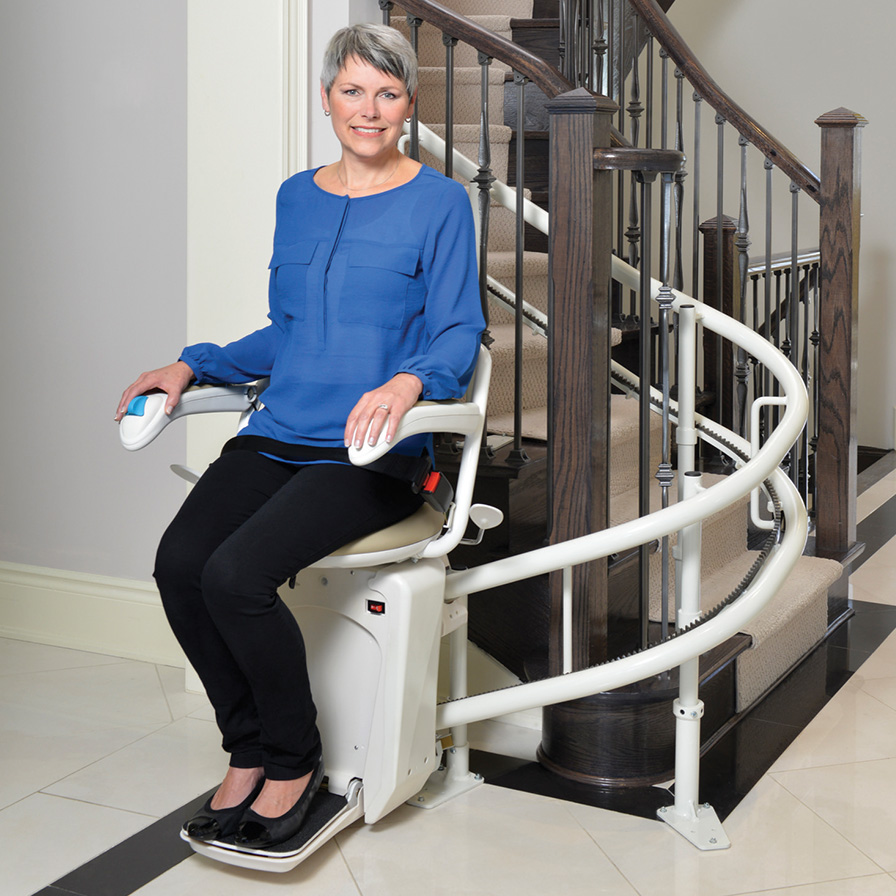 Savaria Stairfriend Curved Stairlift Savaria Stairfriend Curved Stairlift