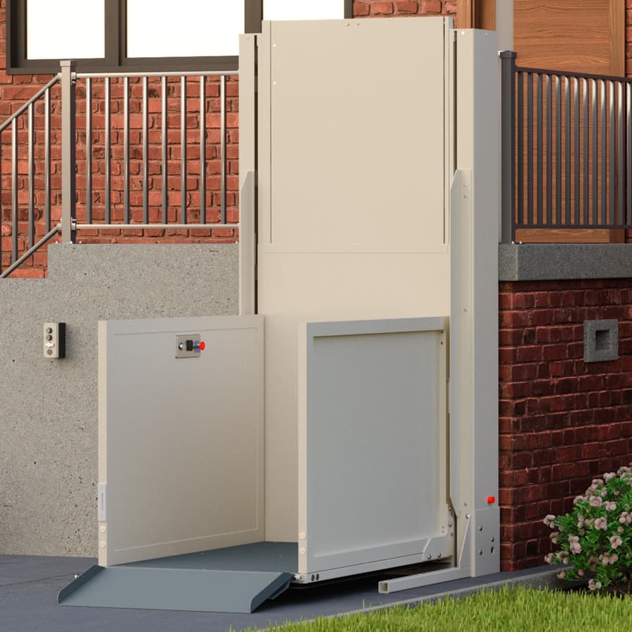Savaria M2 Lift Bottom of Stairs